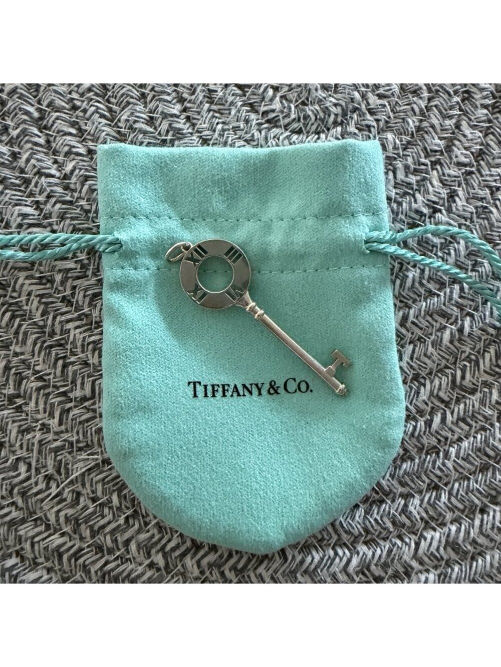 Tiffany Key Sterling Silver Necklace Pendant